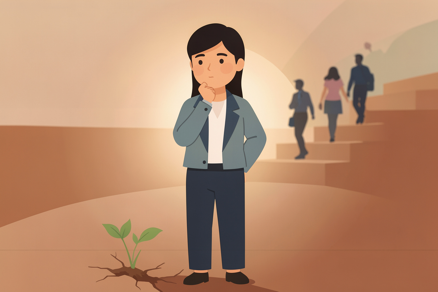 別人都升遷了，我還在原地：社群比較焦慮的底層機制，與走出來的方法